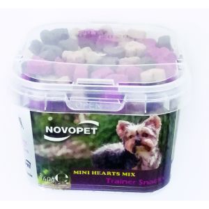 SNACK TRAINER MINI HEARTS MIX140 G