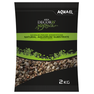 GRAVEL NATURAL MULTICOLORED 3-5 MM 10KG