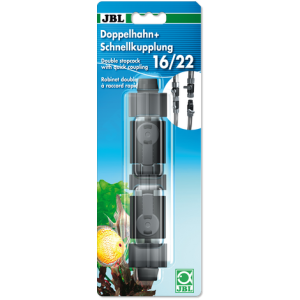 LLAVE DOBLE + CONECTOR RAPIDO DOBLE 16/22