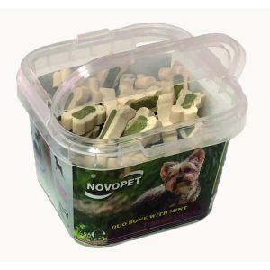 SNACK TRAINER DUO BONE WITH MINT 140 G
